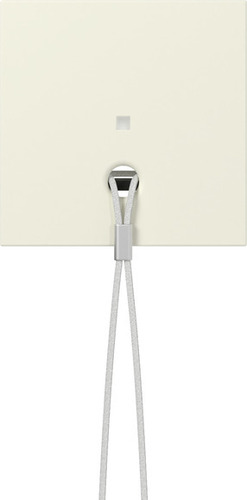 Gira Abd. Kontrollf. Zugtaster System 55 Cremeweiß 363901