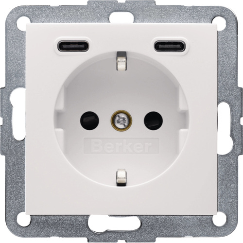 Berker Steckdose USB CC 20W PD S1 wß 48158982