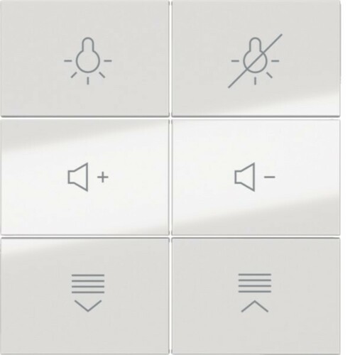 Berker Tasten für Tastsensormodul 6fach, S.x/B.x, pola 81183180 Berker Tasten für Tastsensormodul 6fach, S.x/B.x, pola 81183180