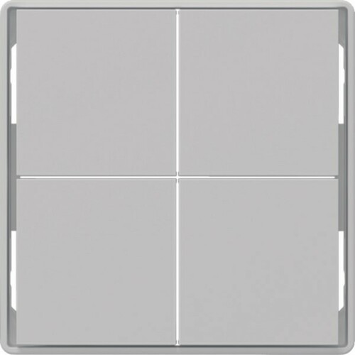 Berker Tasten für Tastsensormodul 4-fach ch, Q.x, aluminium matt 81182024 Berker Tasten für Tastsensormodul 4-fach ch, Q.x, aluminium matt 81182024