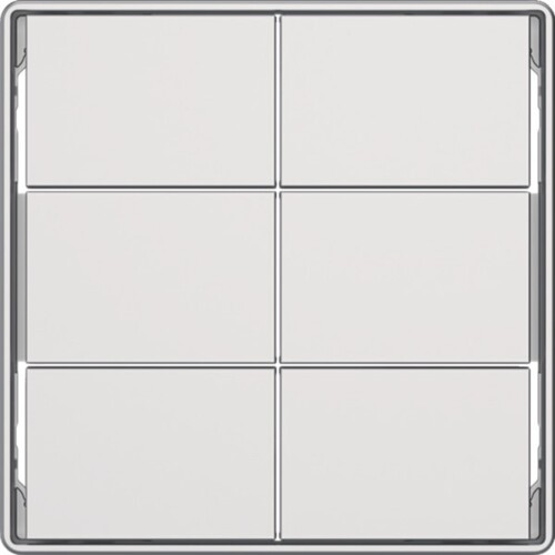 Berker Tasten für Tastsensormodul 6fach, Q.x, polarwei 81183029 Berker Tasten für Tastsensormodul 6fach, Q.x, polarwei 81183029