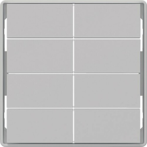 Berker Tasten für Tastsensormodul 8fach, Q.x, aluminium matt 81184024 Berker Tasten für Tastsensormodul 8fach, Q.x, aluminium matt 81184024