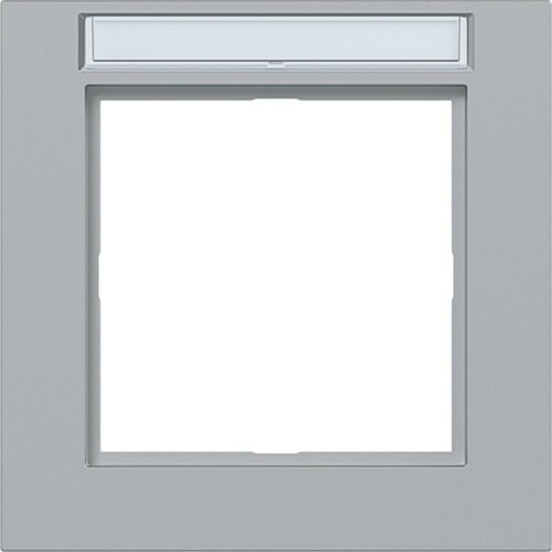 Hager Rahmen 1-fach Beschr.feld A.1 titan mt lack WAD6101TA