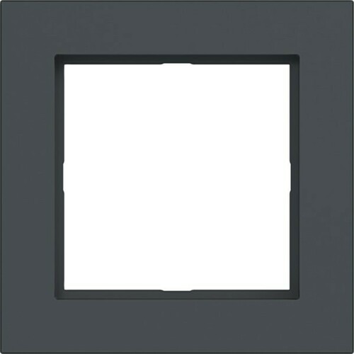 Hager LED-Rahmen 1-fach ch A.1 anthrazit matt lack WAD6120AT