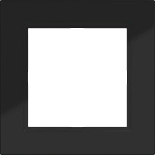 Hager LED-Rahmen 1-fach ch A.1 nachtschwarz glänz WAD6120BG