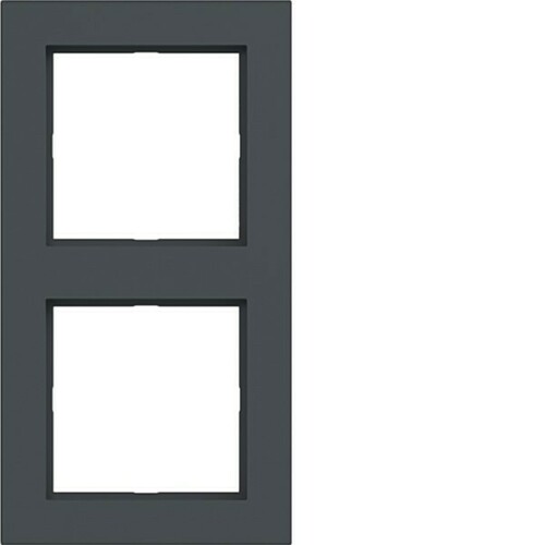 Hager Rahmen 2-fach ch A.1 anthrazit matt lackiert WAD6200AT