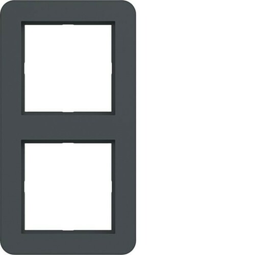 Hager Rahmen 2-fach ch C.1 anthrazit matt lackiert WAD7200AT