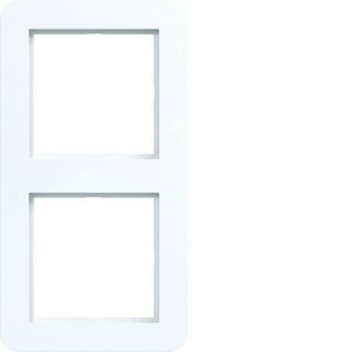 Hager Rahmen 2-fach ch, C.1 lichtweiß glänzend WAD7200WG