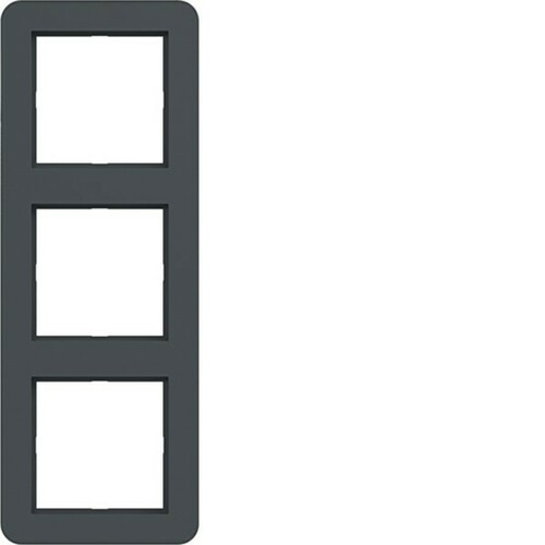 Hager Rahmen 3-fach ch C.1 anthrazit matt lackiert WAD7300AT