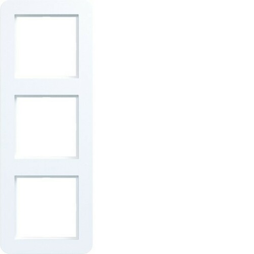 Hager Rahmen 3-fach ch, C.1 lichtweiß matt WAD7300WM