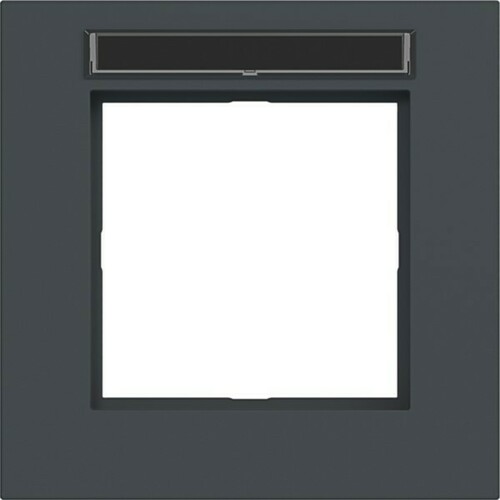 Hager Rahmen 1-fach Beschr.feld A.8 anthr matt la WAD8101AT
