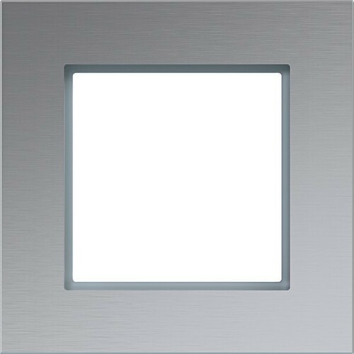 Hager LED-RA 1-fach A.8 al matt Alu gebürstet WAD8120AL