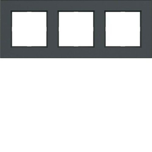 Hager Rahmen 3-fach ch A.8 anthrazit matt lackiert WAD8300AT