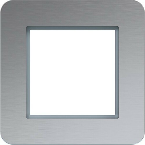 Hager RA 1-fach C.8 al matt Aluminium gebrst WAD9100AL Hager RA 1-fach C.8 al matt Aluminium gebrst WAD9100AL