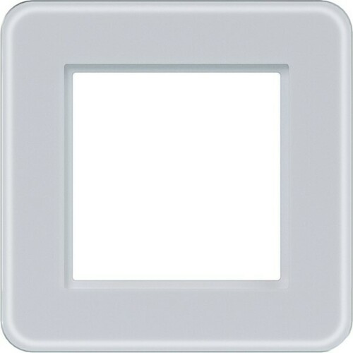 Hager Rahmen 1-fach ch C.8 Glas lichtweiß matt WAD9100GWM Hager Rahmen 1-fach ch C.8 Glas lichtweiß matt WAD9100GWM