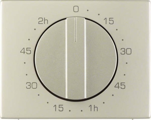 Berker Zentralstück edelstahl f.mech.Zeitschaltuhr 16357104