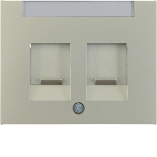 Berker Zentralstück edelstahl m.Beschriftungsfeld 11827004 Berker Zentralstück edelstahl m.Beschriftungsfeld 11827004