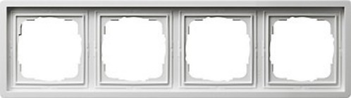 Gira Rahmen 4-fach rws-gl 0214112