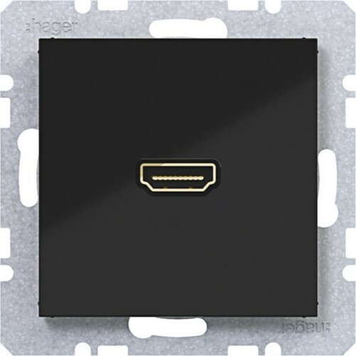 Hager HD Std. 90 St.-ansch. Ax/Cx schwarz gl WAF4380BG Hager HD Std. 90 St.-ansch. Ax/Cx schwarz gl WAF4380BG
