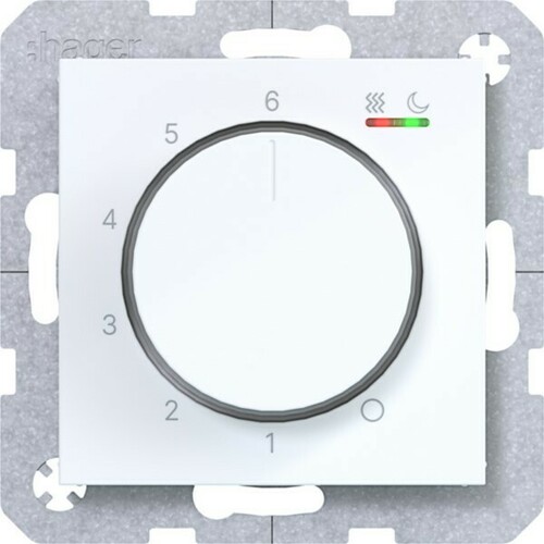 Hager Temp.regler 230V/15W WAN5011WG
