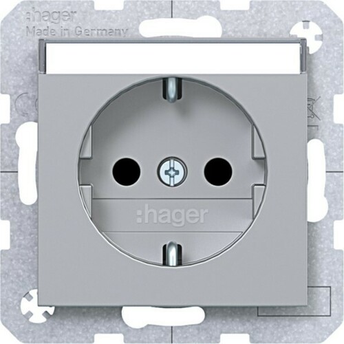 Hager SD SCHUKO BF EHBS Ax/Cx titan matt lack WAS1401TA Hager SD SCHUKO BF EHBS Ax/Cx titan matt lack WAS1401TA