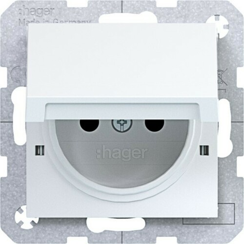 Hager SD Sch.kt.st. u. KLD EHBS Ax/Cx lweiß gl WAS1812WG Hager SD Sch.kt.st. u. KLD EHBS Ax/Cx lweiß gl WAS1812WG
