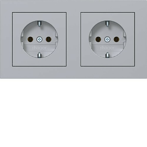 Hager SD SCHUKO 2-fach m. RA verdr. A.1 tit mt la WAS2123TA Hager SD SCHUKO 2-fach m. RA verdr. A.1 tit mt la WAS2123TA
