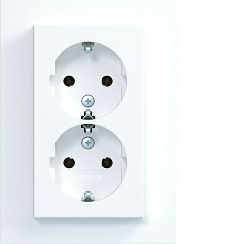 Hager D-STD ADP ho. SK A.8 lichtweiß mt WAS2177WM Hager D-STD ADP ho. SK A.8 lichtweiß mt WAS2177WM