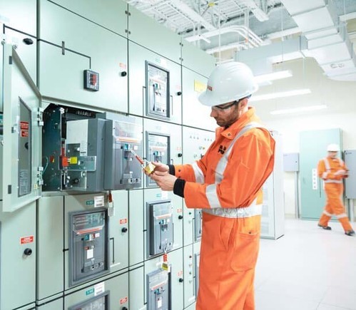 ABB Stotz S&J Bedienhebel+poliertePlatte T6 OPERLEVER+POLPLATET6