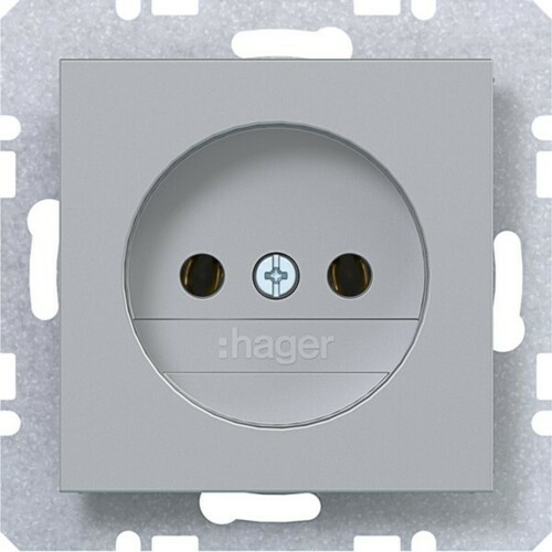 Hager Std. o. Schutzk. Ax/Cx titan matt lack WAS5100TA Hager Std. o. Schutzk. Ax/Cx titan matt lack WAS5100TA