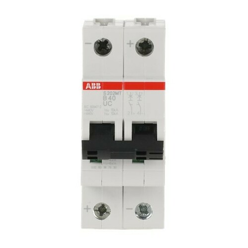 ABB Stotz S&J Sicherungsautomat 10kA 40A 2P S202MT-B40UC ABB Stotz S&J Sicherungsautomat 10kA 40A 2P S202MT-B40UC
