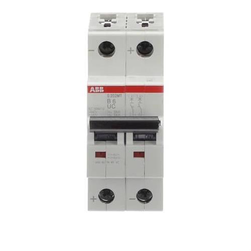 ABB Stotz S&J Sicherungsautomat 10kA 6A 2P S202MT-B6UC