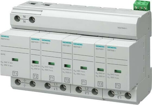 Siemens Dig.Industr. Kombi-Ableiter Typ 1+2 B+C 350V TNS/TT 5SD7444-1