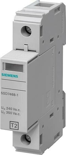 Siemens Dig.Industr. Überspannungsableiter Typ2 C/T2/II 350V 1P L-N 5SD7461-0