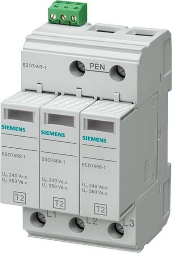 Siemens Dig.Industr. Überspannungsableiter Typ2 350V TN- FA 5SD7463-1 Siemens Dig.Industr. Überspannungsableiter Typ2 350V TN- FA 5SD7463-1