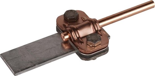 DEHN Zweimetall UNI-Trennklemme Cu-St/tZn Rd8-10Fl30 ZMTK810FL30CUSTTZN
