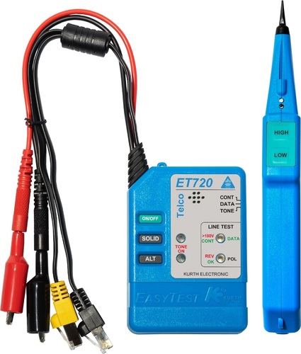 Kurth Electronic Telco-Leitungssucher Kit mit Schutztasche KE 701