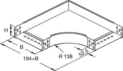 Rico Bogen 400x60mm 151W3-400-B
