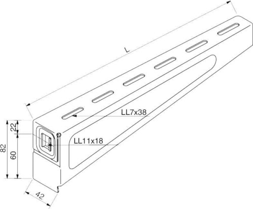 Rico Ausleger 200mm 1,5 kN 15B3-200-V