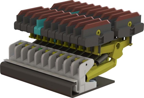 Conductix-Wampfler Stromabnehmereinheit 12mm 2x10-polig 081509-10235 Conductix-Wampfler Stromabnehmereinheit 12mm 2x10-polig 081509-10235