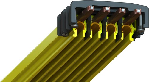 Conductix-Wampfler Kupferschiene 125A, 4m lang m.PE 083117-4x4x12 Conductix-Wampfler Kupferschiene 125A, 4m lang m.PE 083117-4x4x12