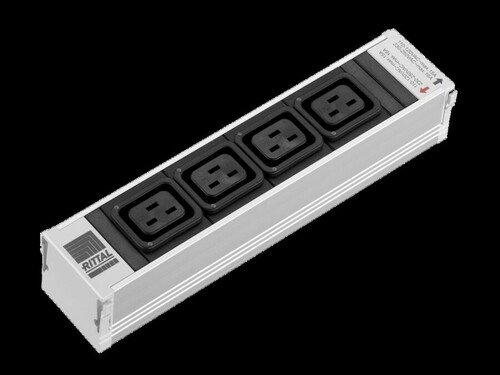 Rittal Einsteckmodul mit LED 4 x IEC C19 DK 7859.130