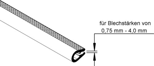 Rico Kantenschutz m.Stahleinlage 15V13-A