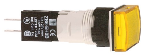 Schneider Electric Leuchtmelder rechteck., IP 65, ge XB6DV5BB Schneider Electric Leuchtmelder rechteck., IP 65, ge XB6DV5BB