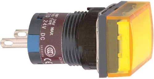 Schneider Electric Leuchtmelder, quadratisch IP 65, ge, LED, 24V XB6ECV5BP