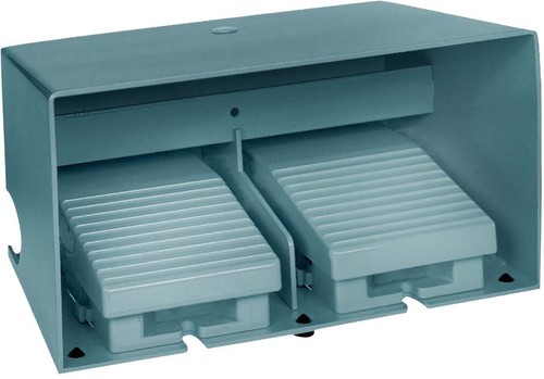 Schneider Electric Fußschalter, doppelt m. Schutzh., 2Ö+2S XPEM3100D
