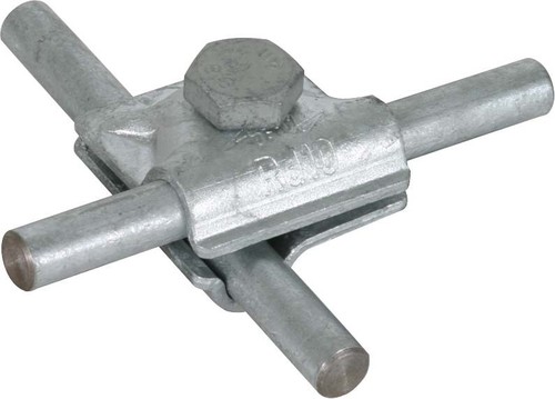 DEHN MV-Klemme St/tZn f. Rd 10mm MVK 10 SKM10X35STTZN
