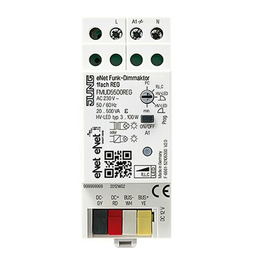 Jung Funk-Universaldimmer 1-kanalig, REG FM UD 5500 REG