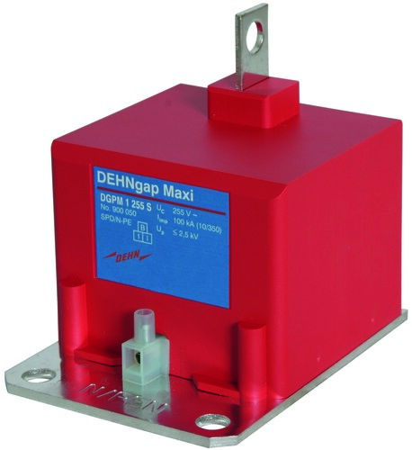 DEHN N-PE-Blitzstrom-Ableiter DEHNgap Maxi DGPM 1 255 S DEHN N-PE-Blitzstrom-Ableiter DEHNgap Maxi DGPM 1 255 S