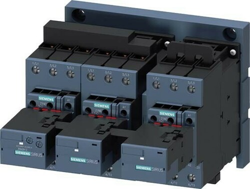 Siemens Dig.Industr. Stern-Dreieck-Kombination AC 3, 55kW/400V 3RA2437-8XF32-1AG2 Siemens Dig.Industr. Stern-Dreieck-Kombination AC 3, 55kW/400V 3RA2437-8XF32-1AG2